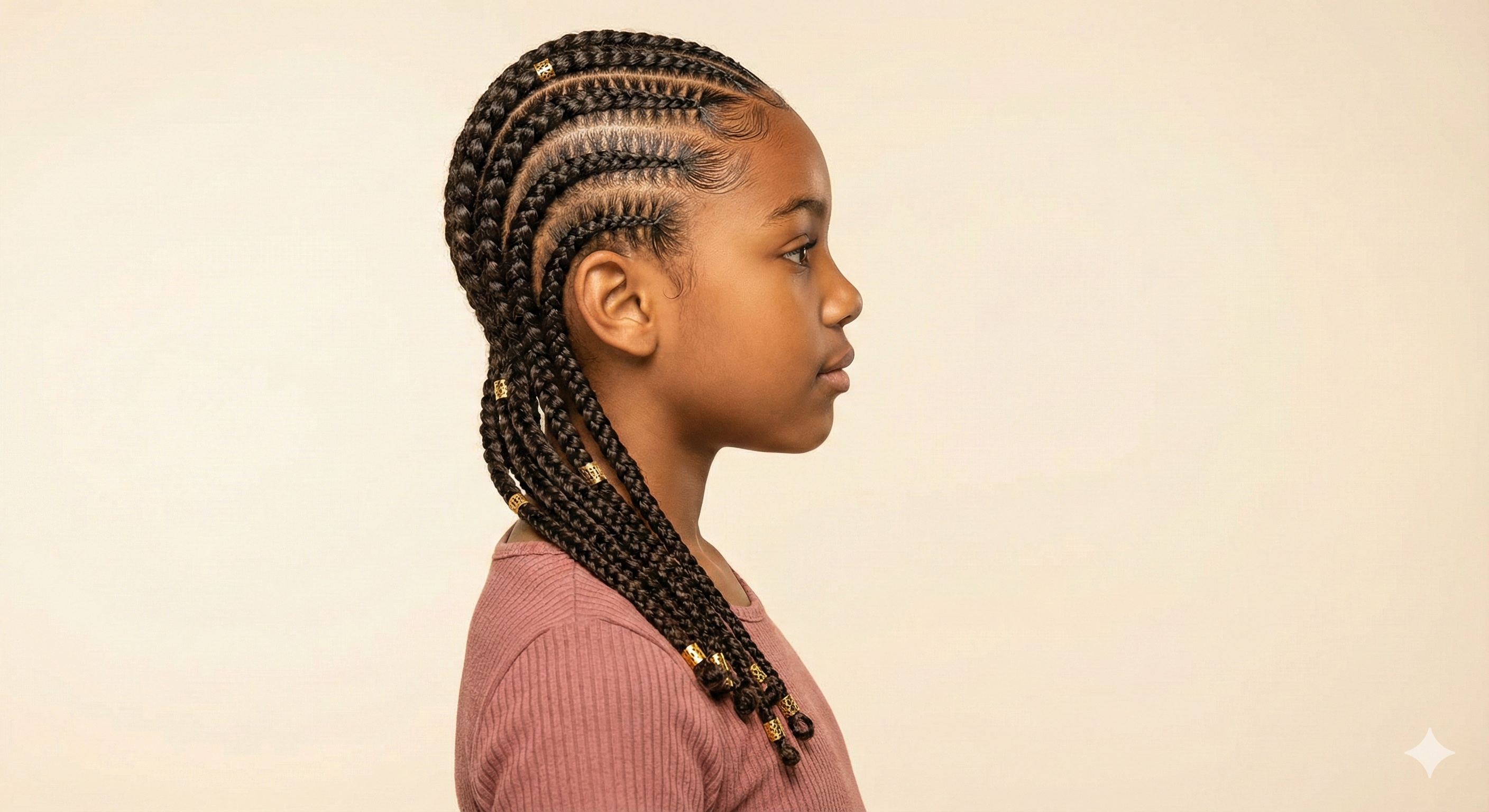 Stitch braids side profile